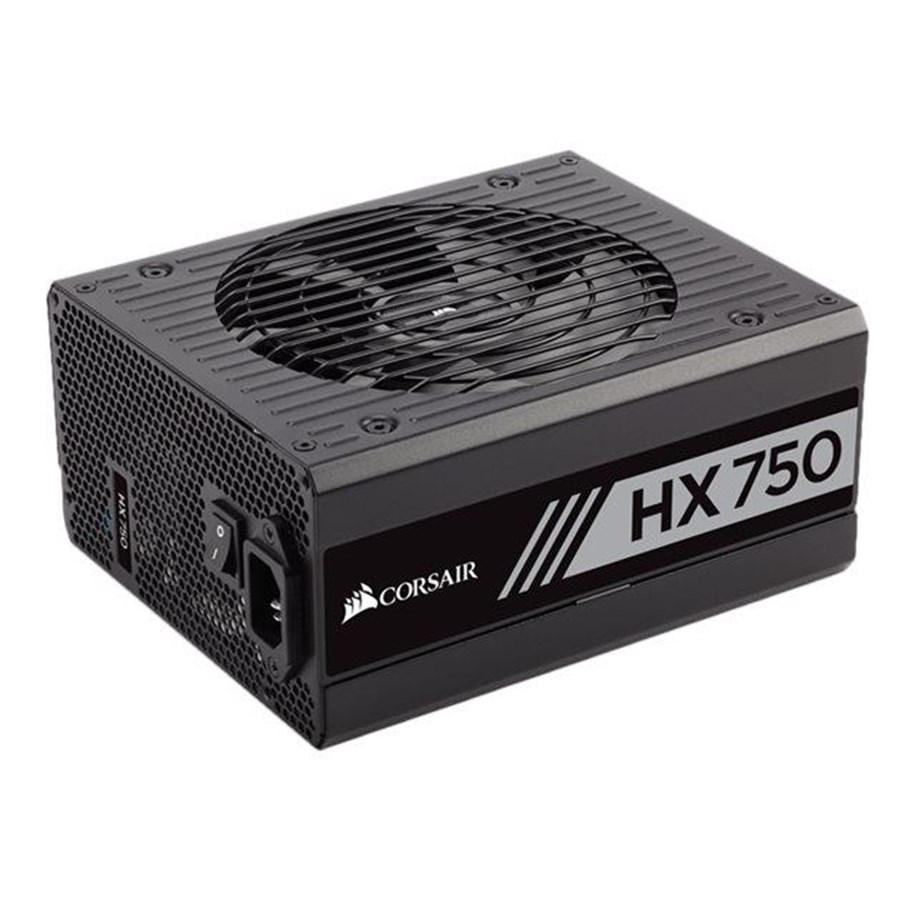 Strømforsyning - Corsair HX750 Strømforsyning - 750 Watt - 135 mm - ATX - 80 Plus Platinum certified - CP-9020137-EU