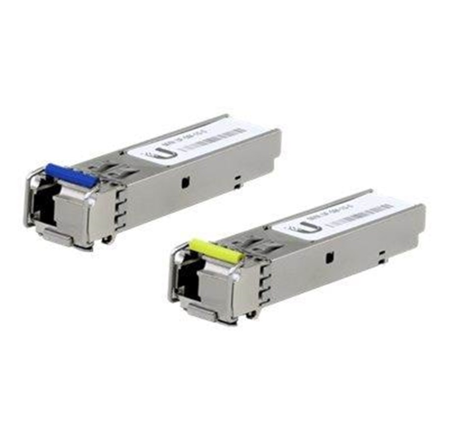 Repeater & Transceiver - Ubiquiti U Fiber - SFP (mini-GBIC) transceiver module - GigE - LC single-mode (2-Pack) - UF-SM-1G-S