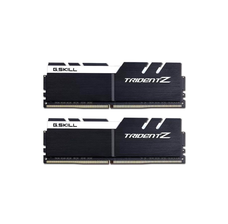 RAM - G.Skill Trident Z DDR4-3200 - 32GB - CL14 - Dual Channel (2 pcs) - Intel XMP - Sort - F4-3200C14D-32GTZKW