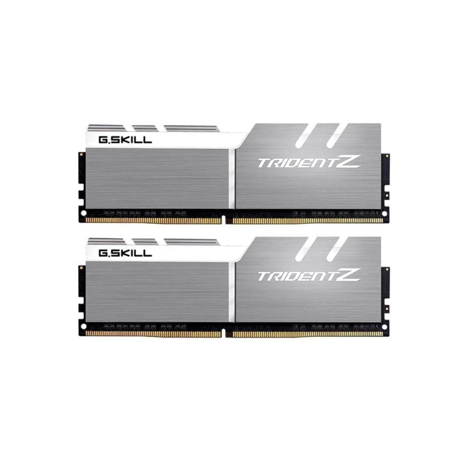 RAM - G.Skill Trident Z DDR4-3200 - 16GB - CL15 - Dual Channel (2 pcs) - Intel XMP - Sølv - F4-3200C15D-16GTZSW