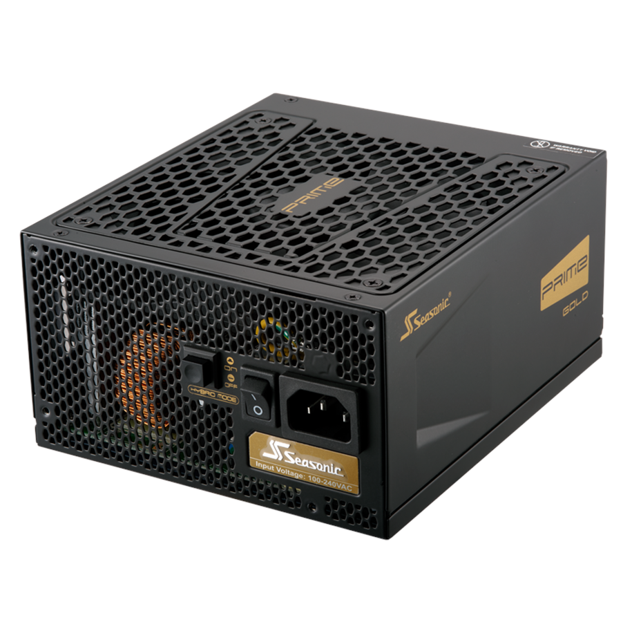 Strømforsyning - Seasonic Prime Gold 750 Strømforsyning - 750 Watt - 135 mm - ATX - 80 Plus Gold certified - SSR-750GD