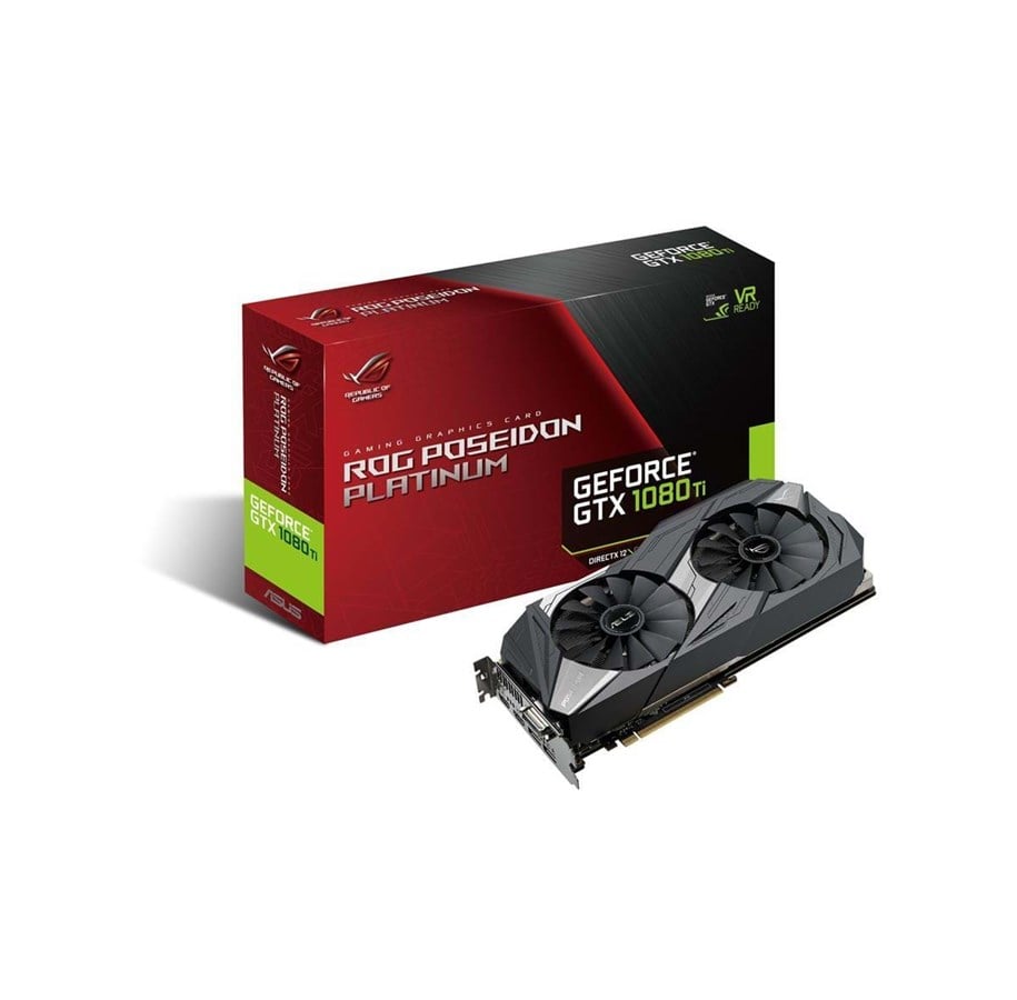 Grafikkort - ASUS GeForce GTX 1080 Ti Platinum - 11GB GDDR5X RAM - Grafikkort - 90YV0AM2-M0NM00