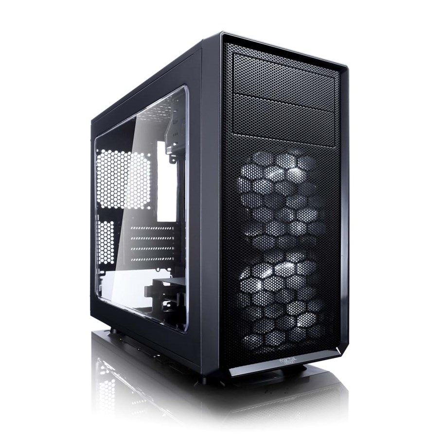 Kabinet - Fractal Design Focus G Mini - Black - Kabinet - Minitower - Sort - FD-CA-FOCUS-MINI-BK-W