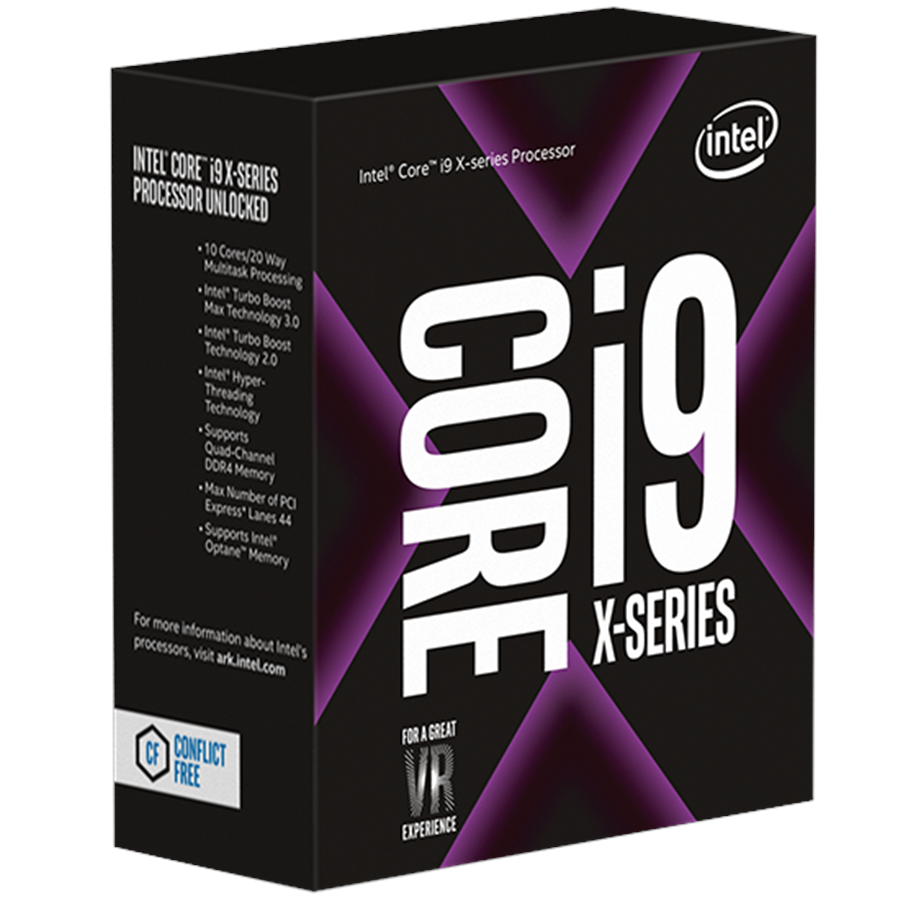 CPU - Intel Core i9-7960X Skylake-X CPU - 16 kerner - 2.8 GHz - Intel LGA2066 - Intel Boxed (med køler) - BX80673I97960X