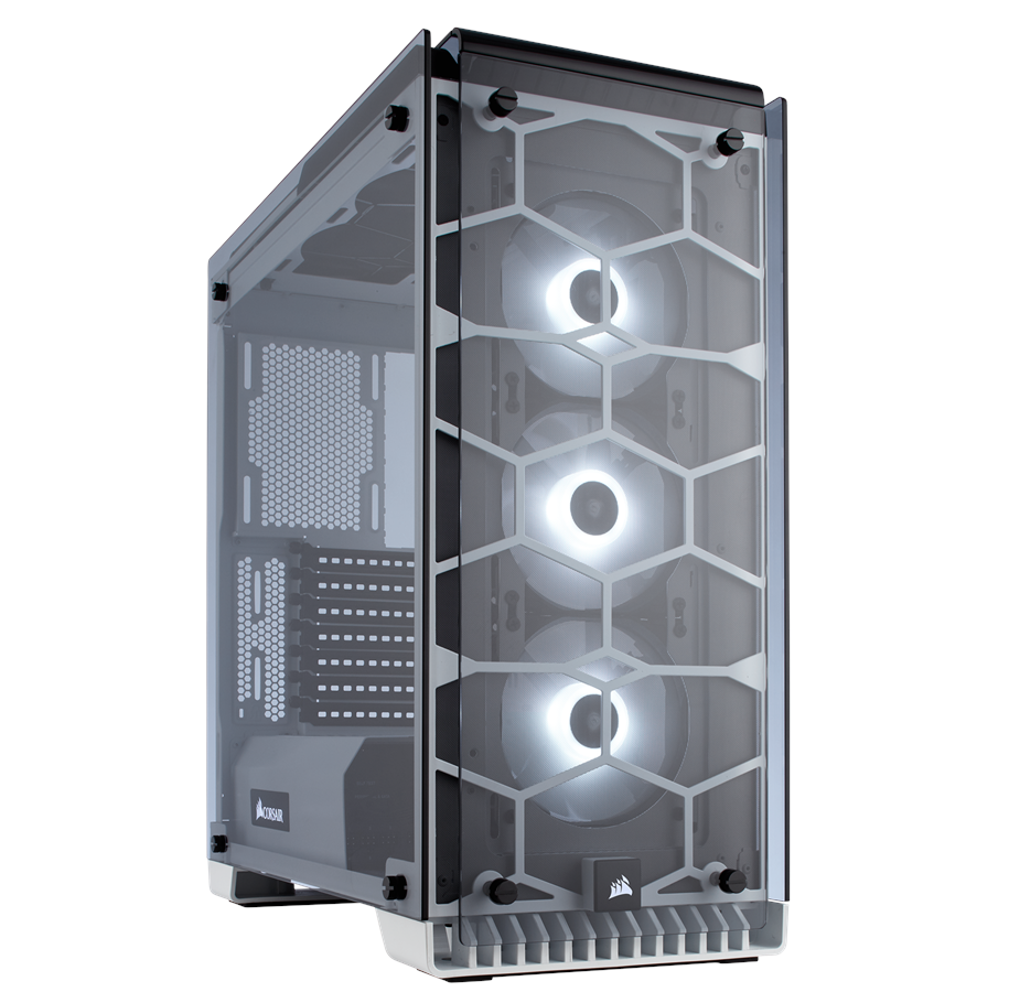 Kabinet - Corsair Crystal 570X RGB White - Kabinet - Miditower - Gennemsigtig - CC-9011110-WW
