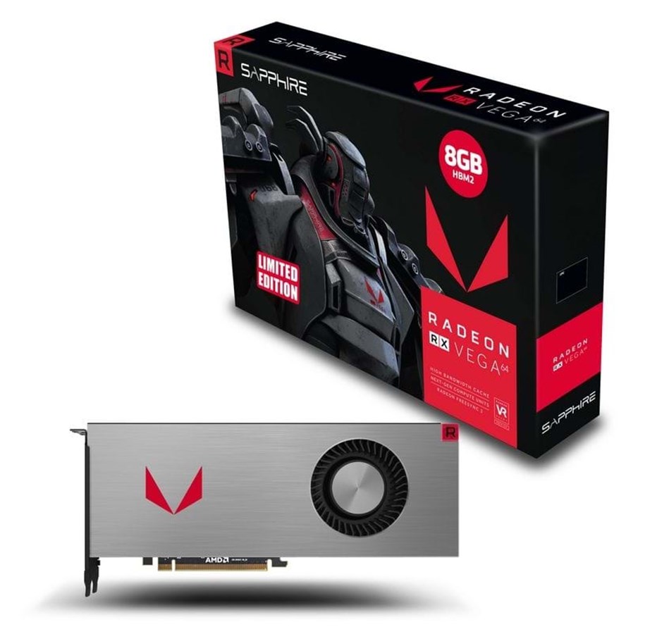 Grafikkort - Sapphire Radeon RX VEGA 64 Limited - 8GB HBM2 - Grafikkort - 21275-01-20G
