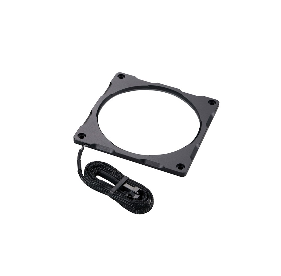 Kabinet Køler - Phanteks Halos Lux RGB LED Fan Frame - 120mm - RGB kit - 120mm - Sort med RGB LED lys - 0 dBA - PH-FF120RGBA_BK01