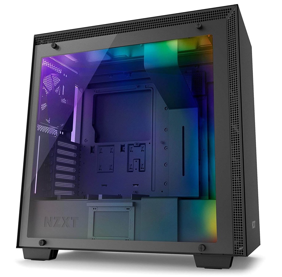 Kabinet - NZXT H700i Matte Black - Kabinet - Miditower - Sort - CA-H700W-BB