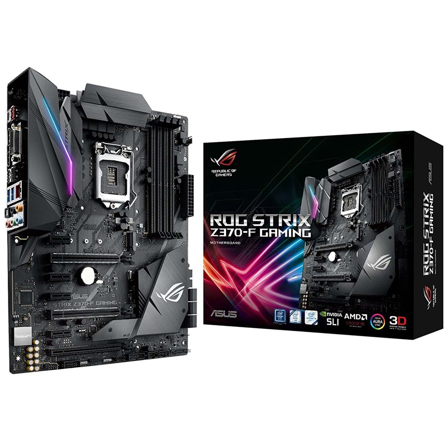 Bundkort - ASUS ROG STRIX Z370-F GAMING Bundkort - Intel Z370 - Intel LGA1151 socket - DDR4 RAM - ATX - 90MB0V50-M0EAY0
