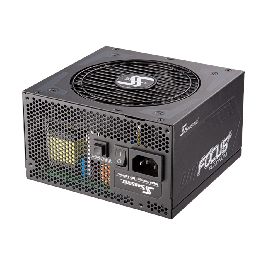 Strømforsyning - Seasonic Focus Plus 550 Platinum Strømforsyning - 550 Watt - 120 mm - ATX - 80 Plus Platinum certified - SSR-550PX