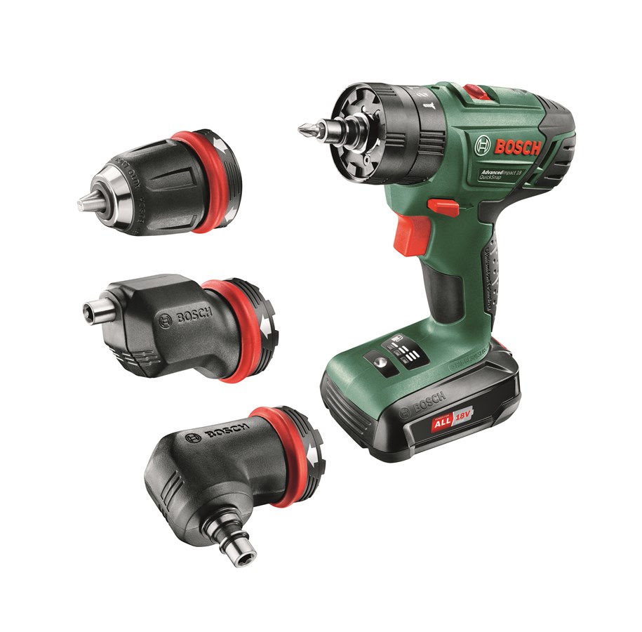 Skrue/Boremaskine - Bosch AdvancedImpact 18 QuickSnap - 06039A3402
