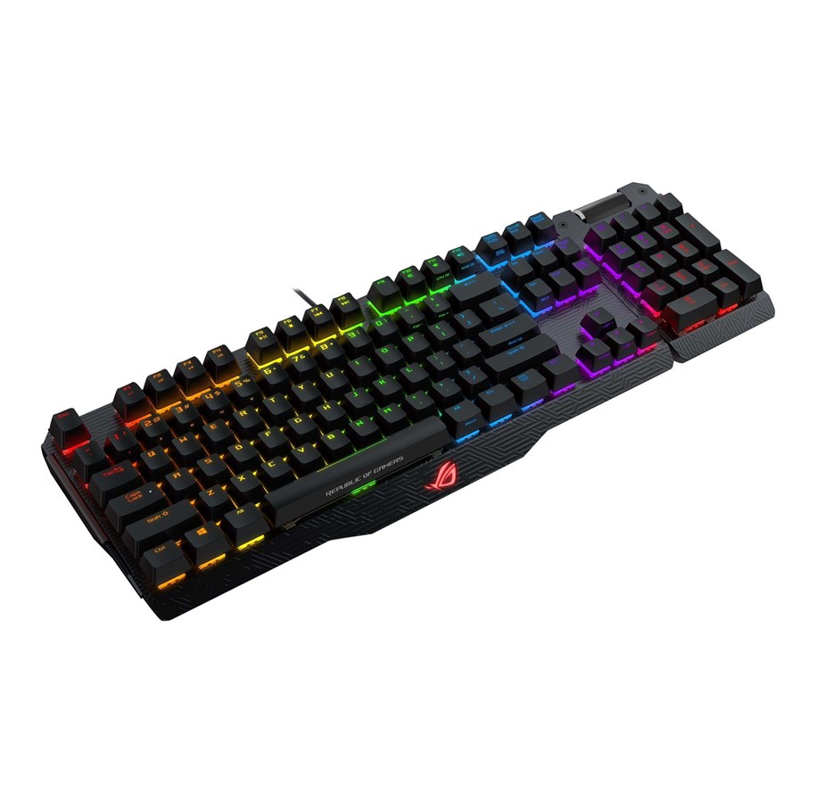Tastatur - ASUS ROG Claymore Cherry MX Brown RGB - ND - Gaming Tastatur - Nordisk - Sort - 90MP00E1-B0NA00