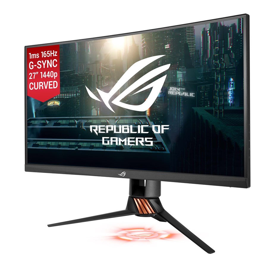 Skærm - 27" ASUS ROG SWIFT PG27VQ - AURA RGB - 90LM03N3-B01370