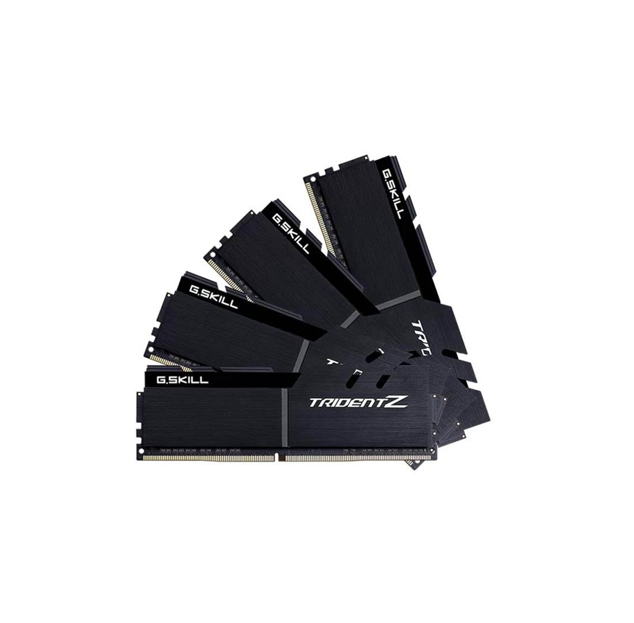 RAM - G.Skill Trident Z DDR4-3600 - 32GB - CL16 - Quad Channel (4 pcs) - Intel XMP - Sort - F4-3600C16Q-32GTZKK