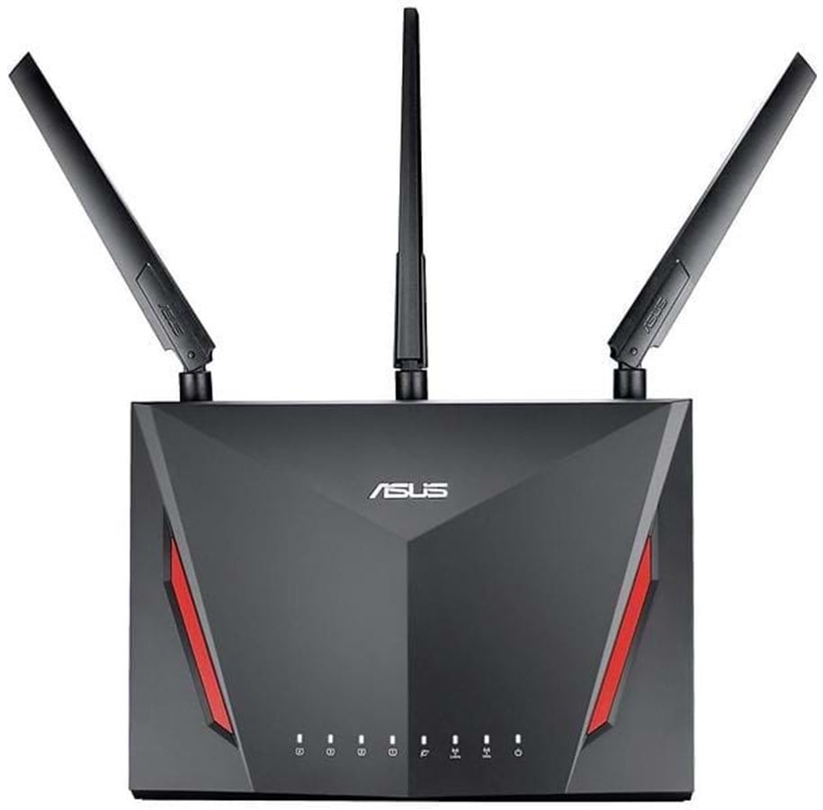 Router & firewall - ASUS RT-AC86U AC2900 Dual Band WiFi Gaming Router - Wireless router Wi-Fi 5 - 90IG0401-BU9000