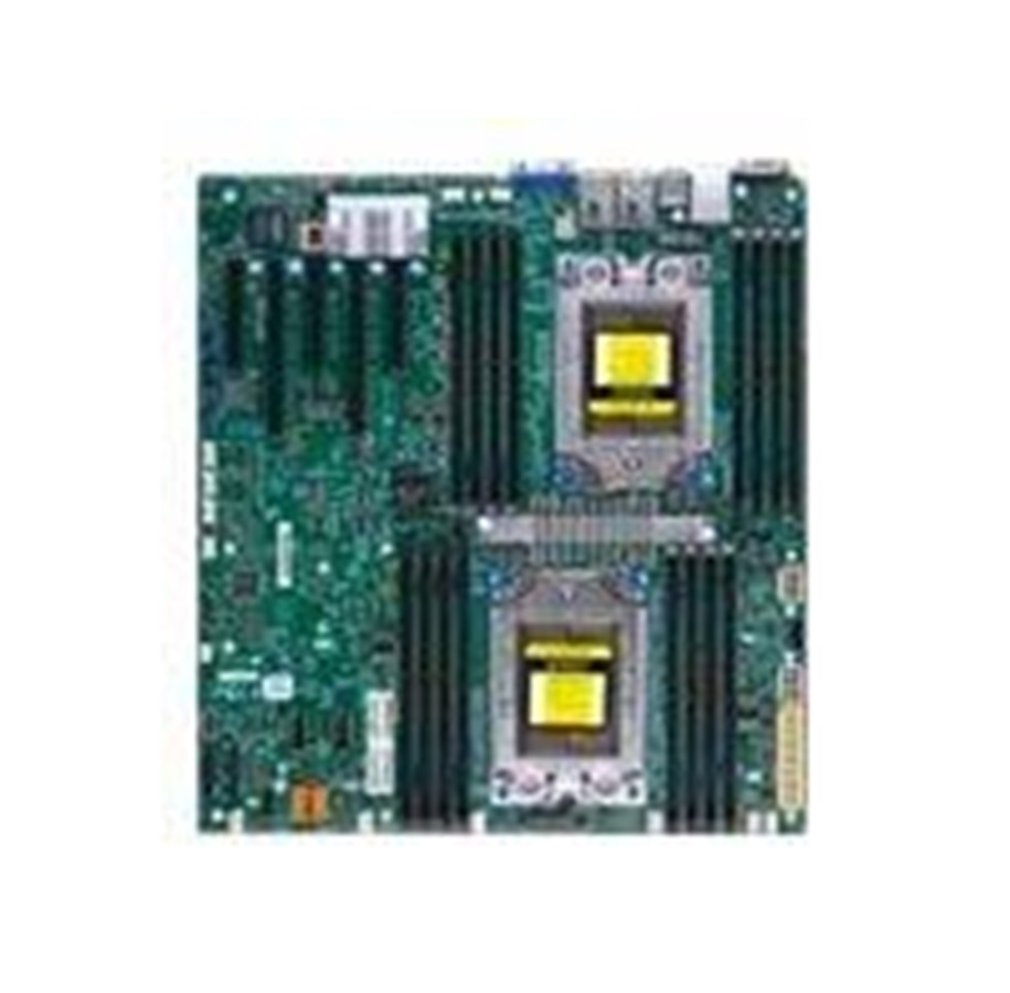 Bundkort - Supermicro H11DSi Bundkort - AMD SP3 - DDR4 RAM - Extended ATX - MBD-H11DSI-O