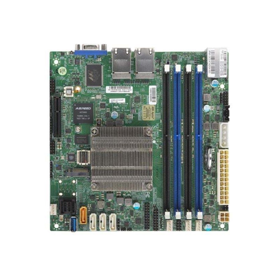 Bundkort - Supermicro A2SDi-4C-HLN4F Bundkort - socket - DDR4 RAM - Mini-ITX - MBD-A2SDI-4C-HLN4F-O