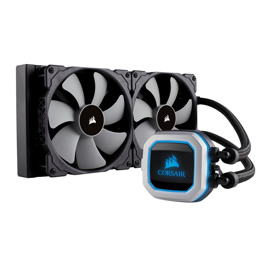 CPU Køler - Corsair Hydro H115i PRO RGB - CPU Vandkøling - Max 20 dBA - CW-9060032-WW