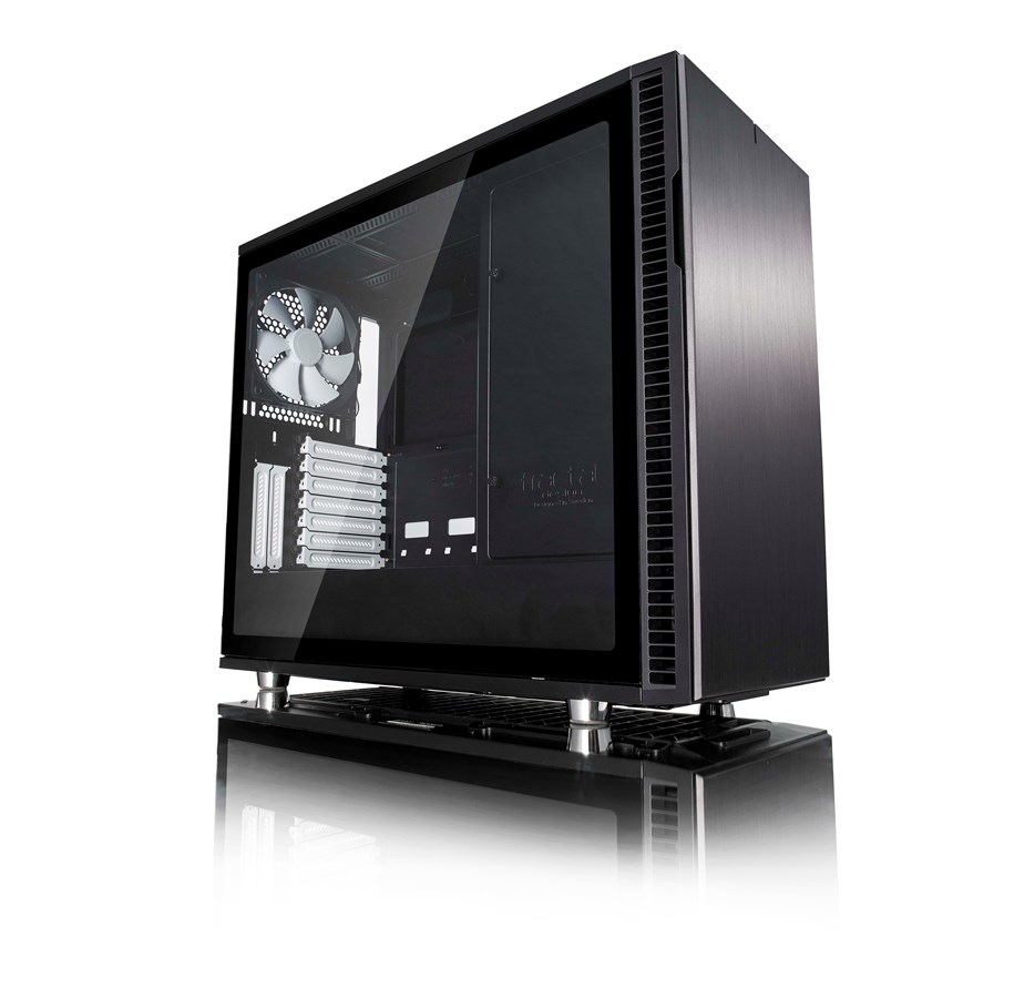 Kabinet - Fractal Design Define R6 TG - Black - Kabinet - Miditower - Sort - FD-CA-DEF-R6-BK-TG