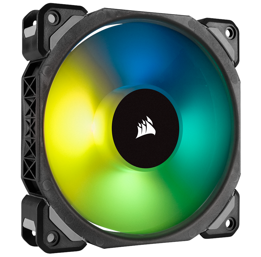 Kabinet Køler - Corsair ML120 PRO RGB Single Pack - Kabinet køler - 120mm - Sort med RGB LED lys - 25 dBA - CO-9050075-WW