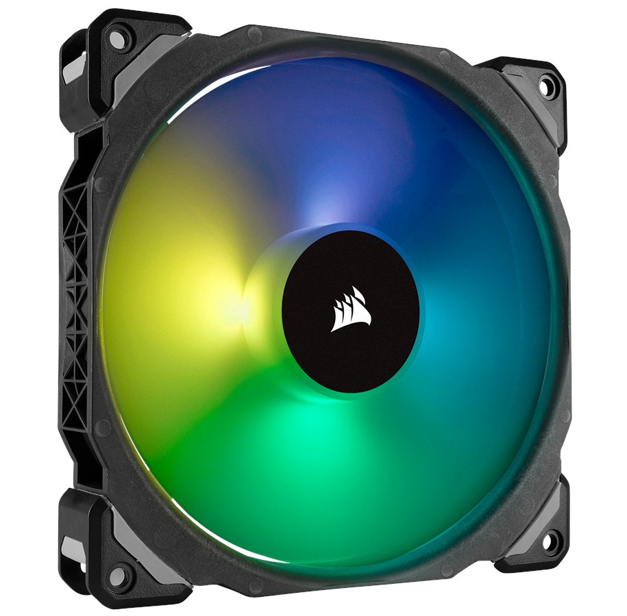 Kabinet Køler - Corsair ML140 PRO RGB Single Pack - Kabinet køler - 140mm - Sort med RGB LED lys - 20 dBA - CO-9050077-WW
