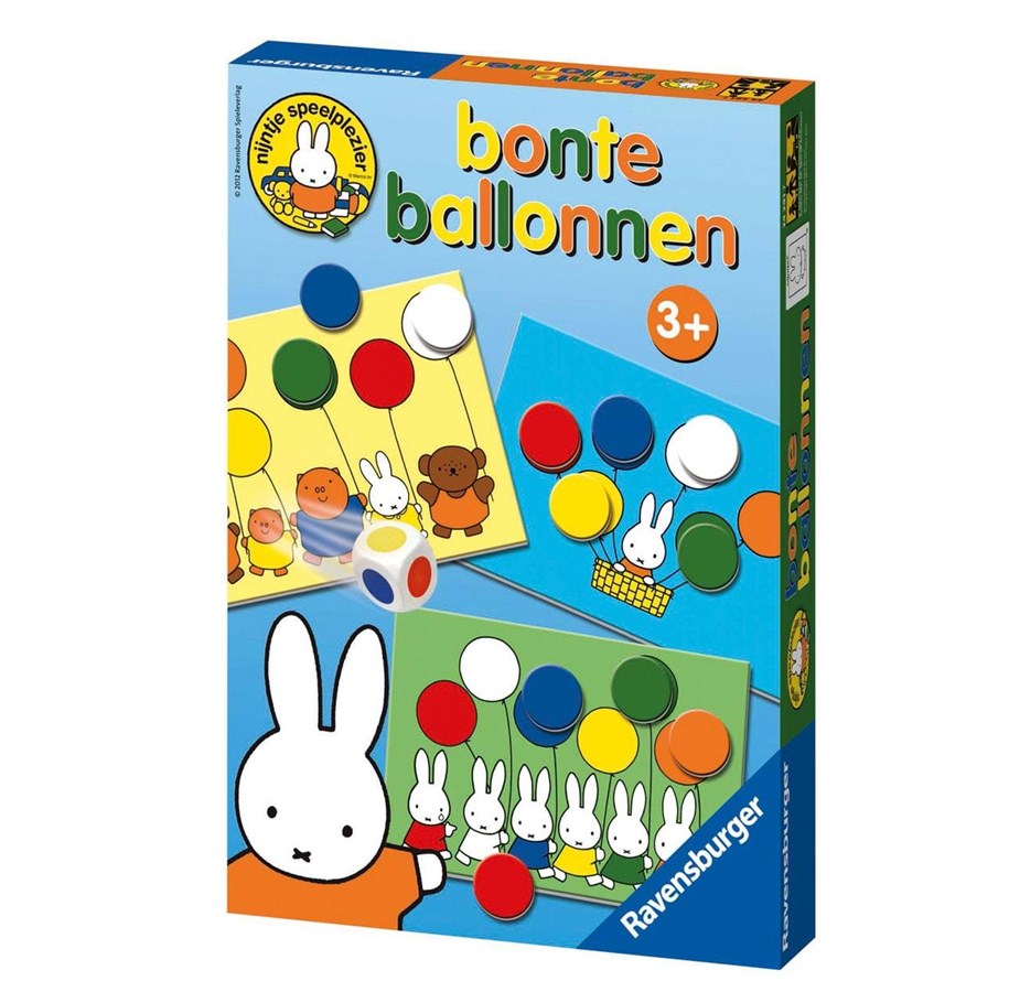 Brætspil - Ravensburger Miffy Baker Balloons - 242917