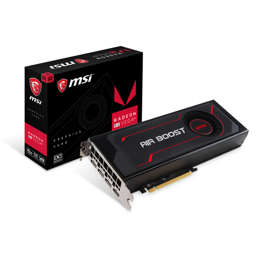 Grafikkort - MSI Radeon RX VEGA 56 AIR BOOST OC - 8GB HBM2 - Grafikkort - RX VEGA 56 AIR BOOST 8G OC