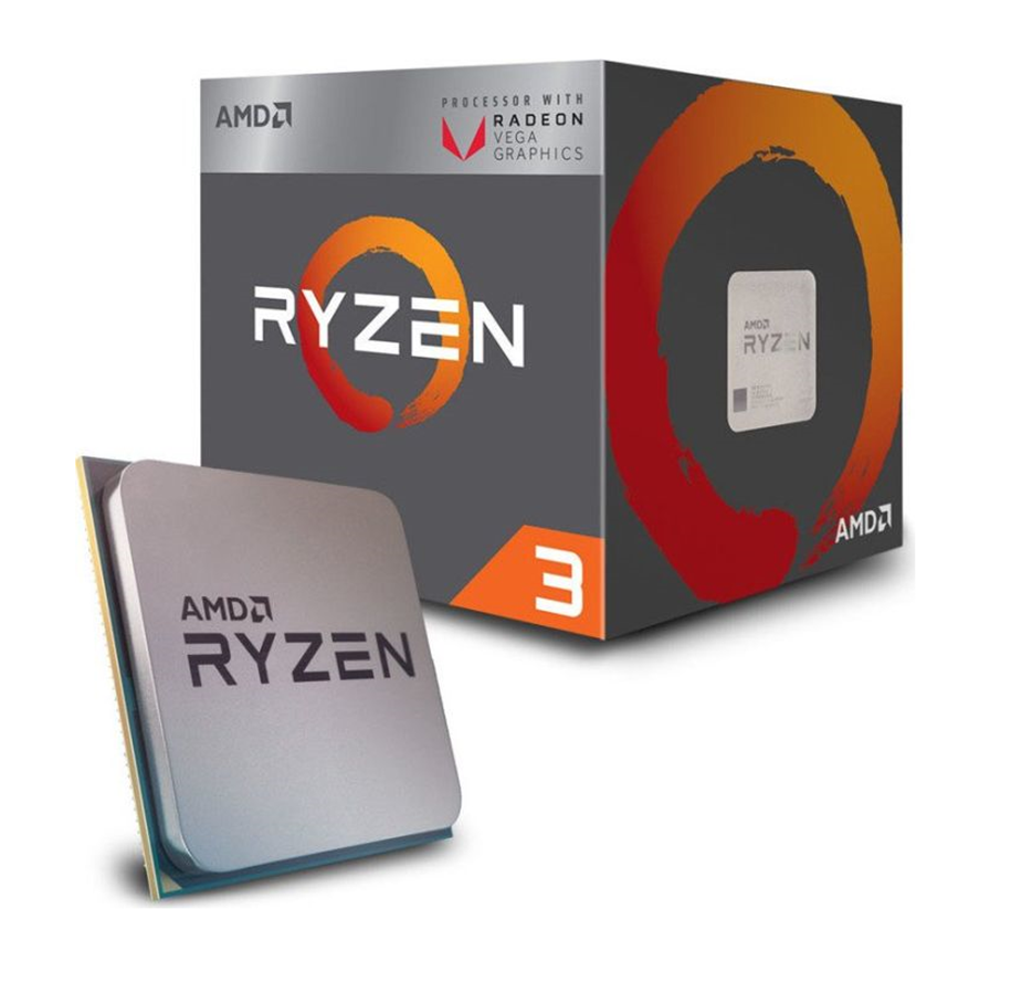CPU - AMD Ryzen 3 2200G Wraith Stealth - Raven Ridge CPU - 4 kerner - 3.5 GHz - AMD AM4 - AMD Boxed (med køler) - YD2200C5FBBOX