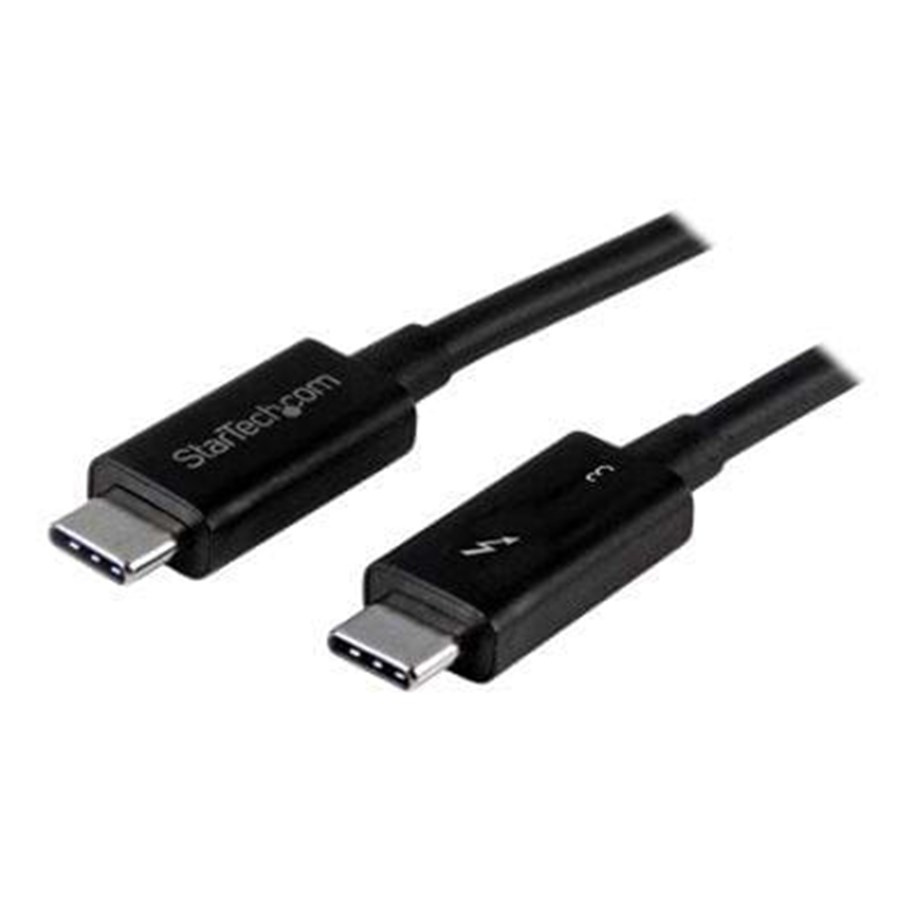 FireWire / ThunderBolt kabel - StarTech.com Thunderbolt 3 (40Gbps) USB C Cable - Black - 1m - TBLT3MM1MA