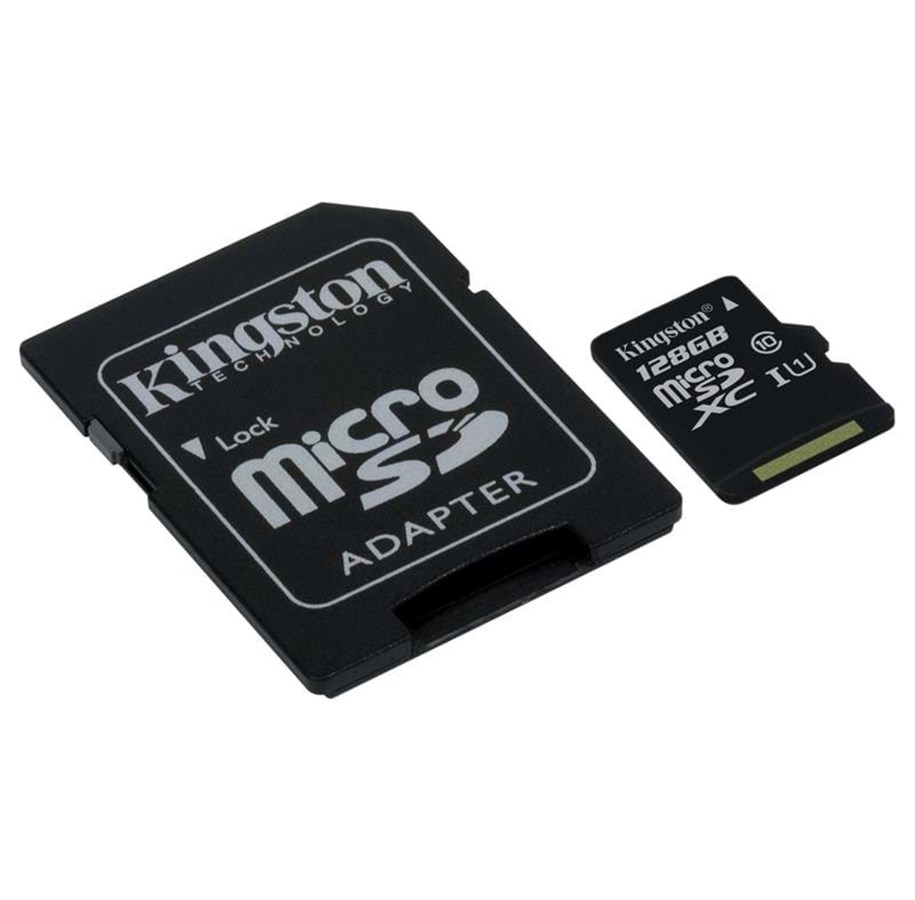 Hukommelseskort - Kingston Canvas Select microSDXC / SDXC - 128GB - SDCS/128GB