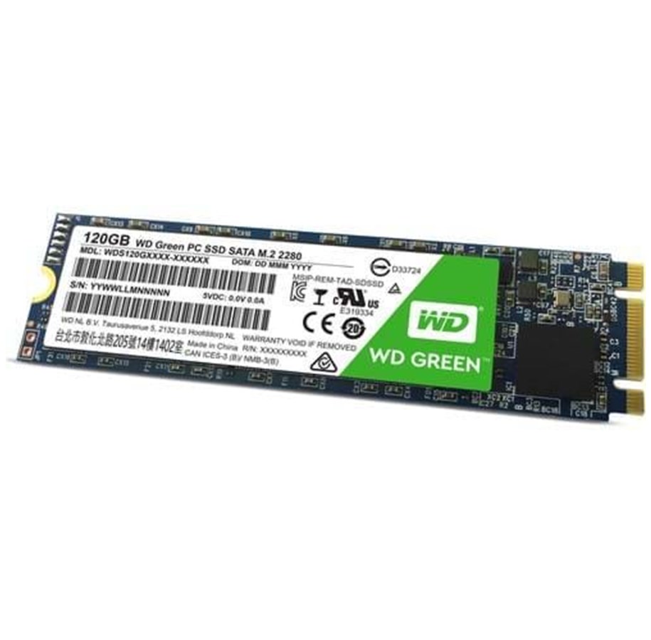 SSD - WD Green SSD 3D NAND M.2 - 120GB - WDS120G2G0B