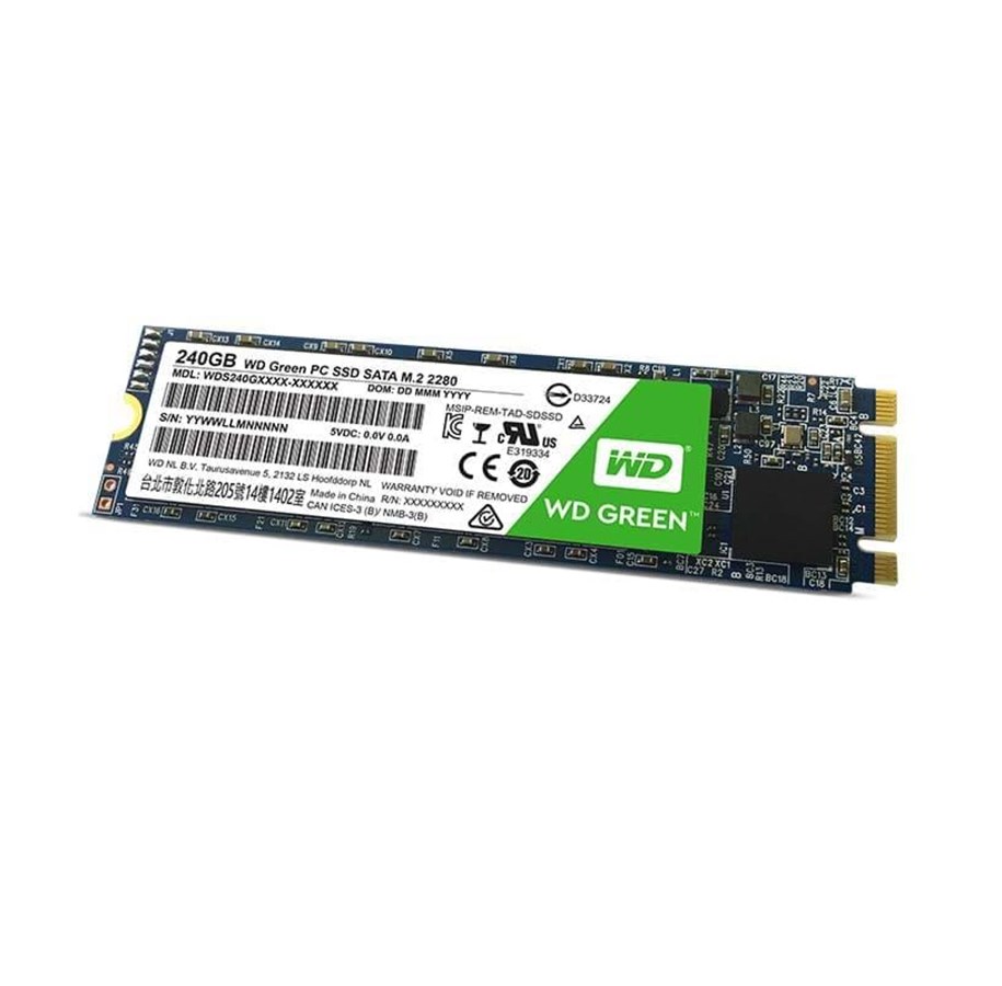 SSD - WD Green SSD 3D NAND M.2 - 240GB - WDS240G2G0B