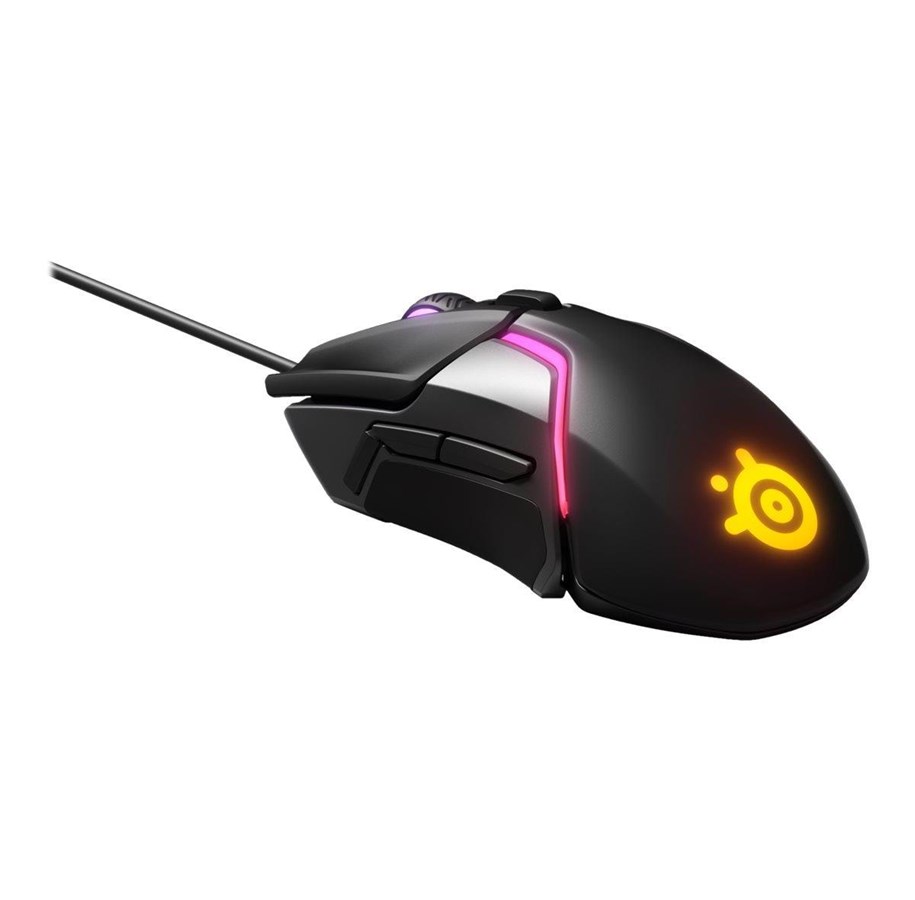 Mus - SteelSeries Rival 600 - Gaming Mus - Optisk - 7 knapper - Sort med RGB lys - 62446