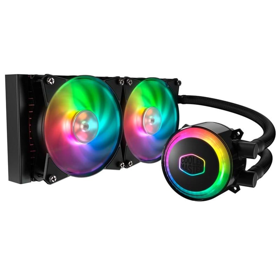 CPU Køler - Cooler Master MasterLiquid ML240R RGB - CPU Vandkøling - Max 30 dBA - MLX-D24M-A20PC-R1