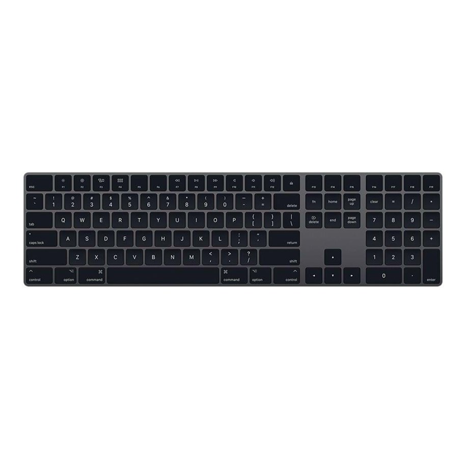 Tastatur - Apple Magic Keyboard with Numeric Keypad - Tastatur - Dansk - Grå - MRMH2DK/A