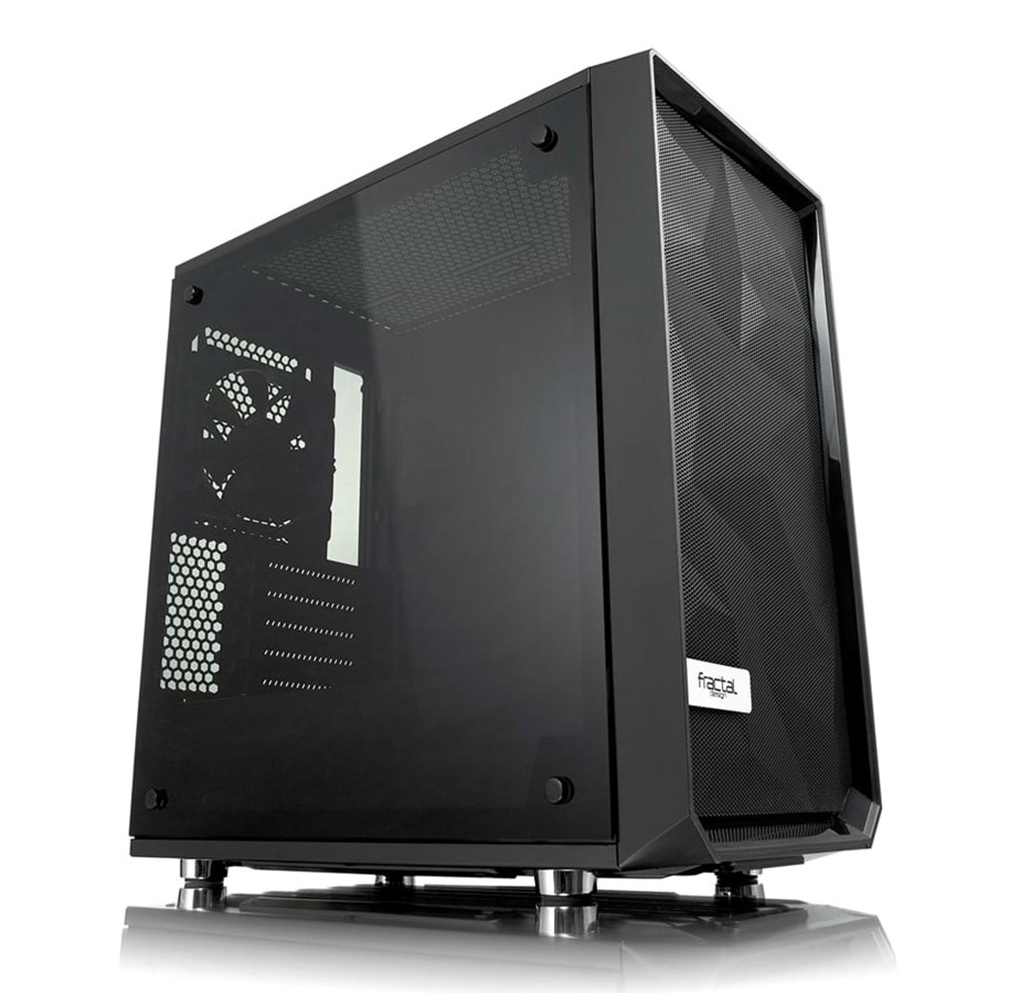 Kabinet - Fractal Design Meshify C Mini - Dark TG - Kabinet - Minitower - Sort - FD-CA-MESH-C-MINI-TGD