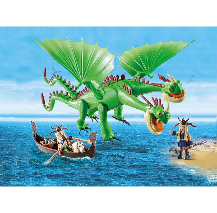 Figur - Playmobil Benknold og Stenknold med Bøvs og Bræk - 9458