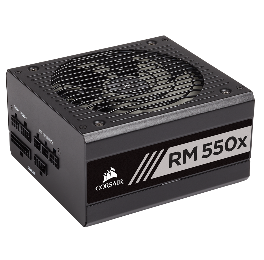 Strømforsyning - Corsair RM550x (2018) Strømforsyning - 550 Watt - 140 mm - ATX - 80 Plus Gold certified - CP-9020177-EU