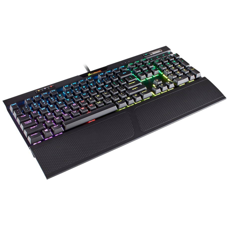 Tastatur - Corsair K70 MK.2 RGB - Cherry MX Red - ND - Gaming Tastatur - Nordisk - Sort - CH-9109010-ND