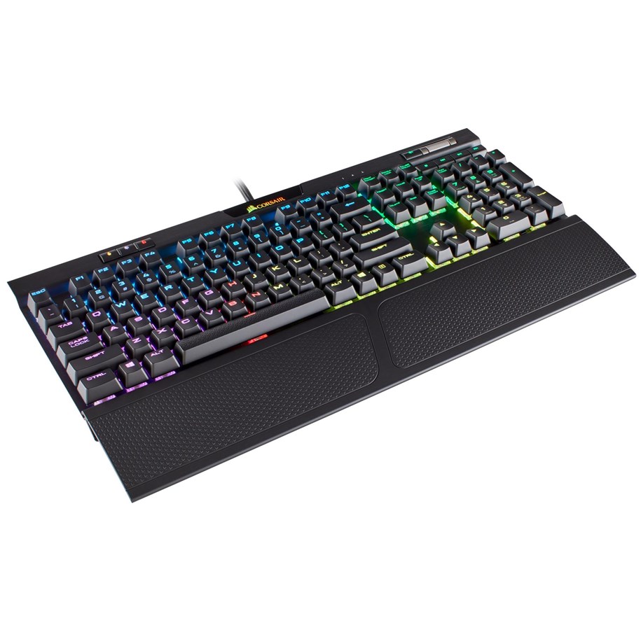 Tastatur - Corsair K70 MK.2 RGB RapidFire - Cherry MX Speed - ND - Gaming Tastatur - Nordisk - Sort - CH-9109014-ND