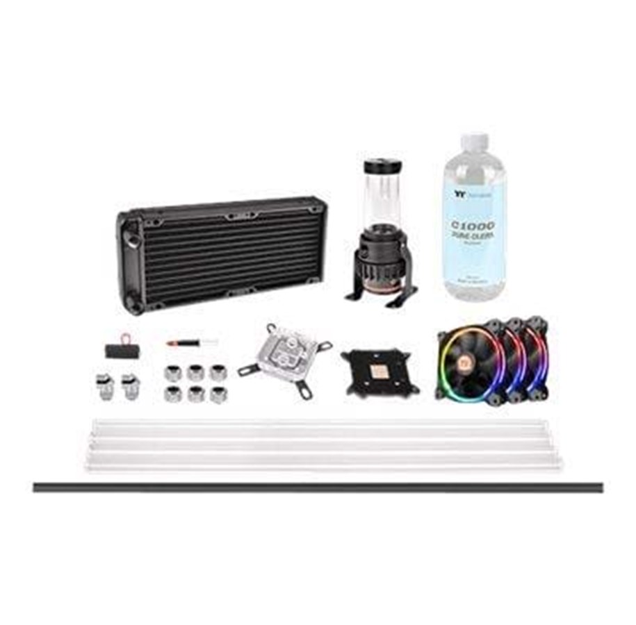 Gør-det-selv vandkøling - Thermaltake Pacific M240 D5 Hard Tube Water Cooling Kit - CL-W216-CU00SW-A