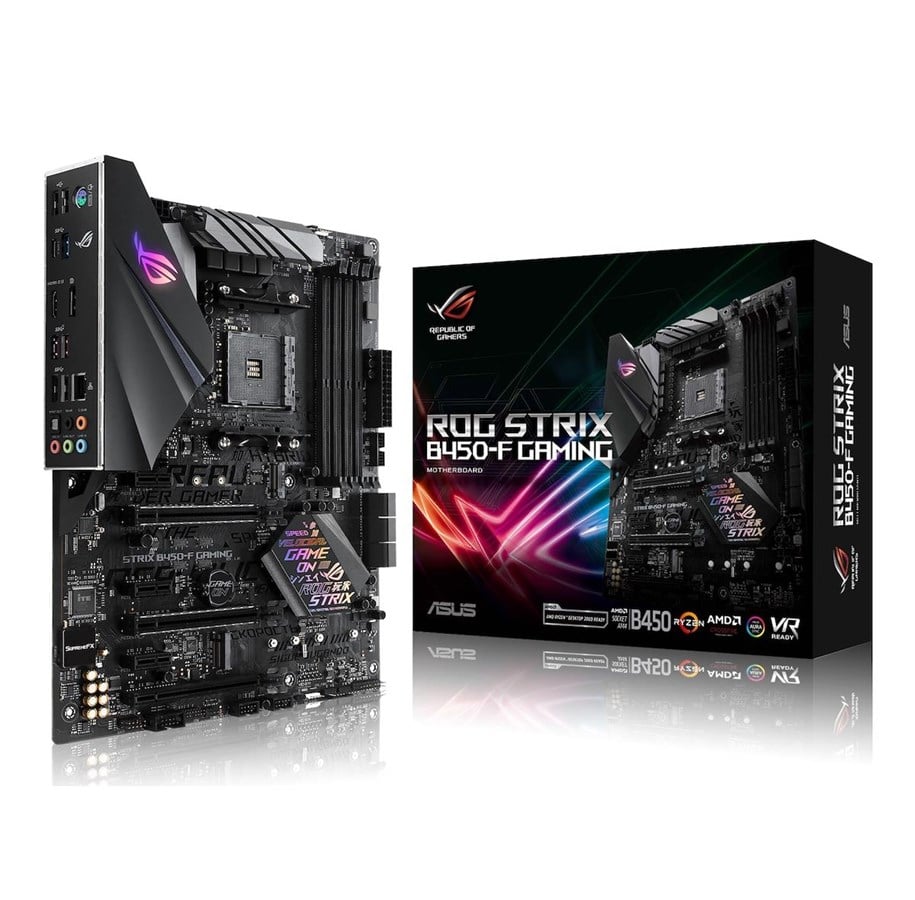Bundkort - ASUS ROG STRIX B450-F GAMING Bundkort - AMD B450 - AMD AM4 socket - DDR4 RAM - ATX - 90MB0YS0-M0EAY0