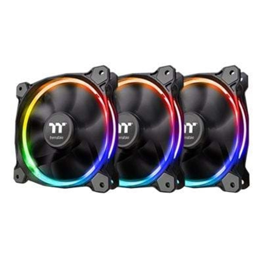 Kabinet Køler - Thermaltake Riing 12 LED RGB Radiator Fan Sync Edition - Kabinet køler - 120mm - Sort - CL-F071-PL12SW-A