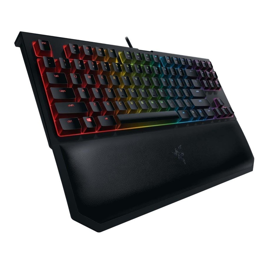 Tastatur - Razer BlackWidow Chroma Tournament V2 Green - ND - Gaming Tastatur - Uden Numpad - Nordisk - Sort - RZ03-02190600-R3N1