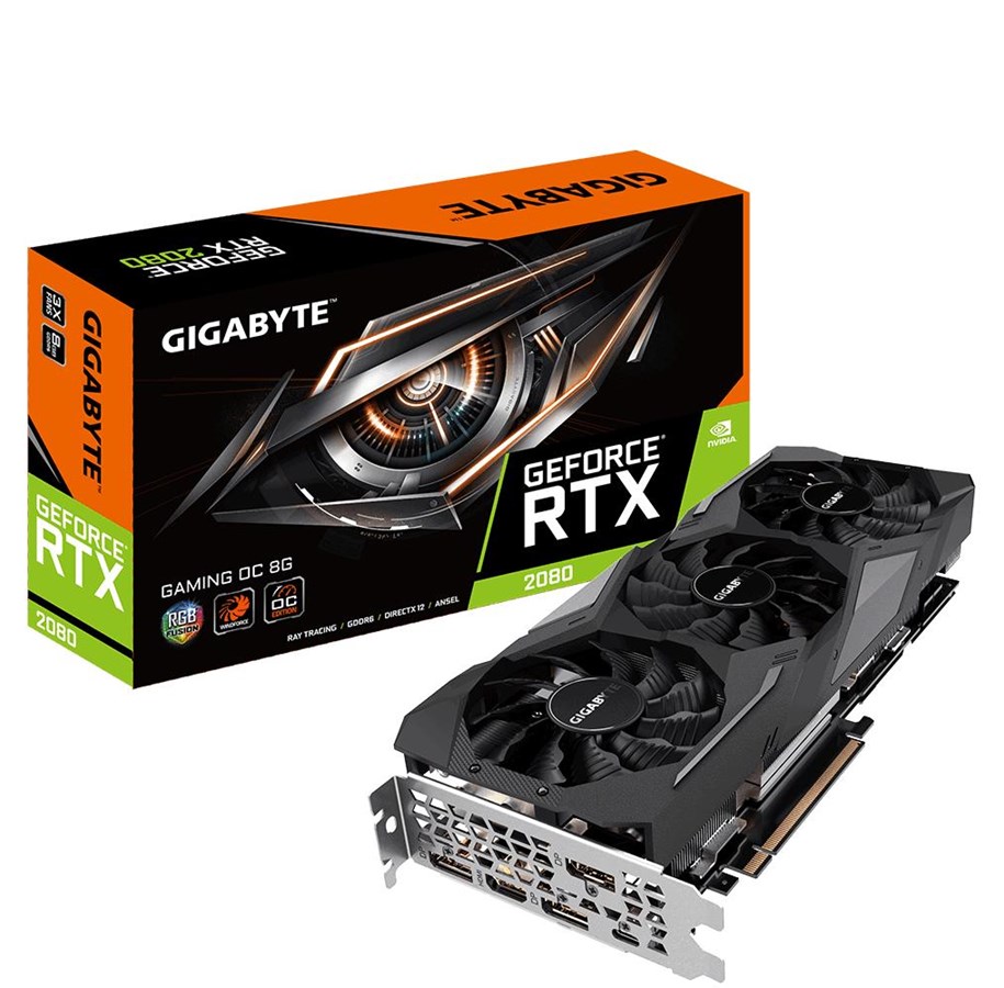 Grafikkort - GIGABYTE GeForce RTX 2080 GAMING OC - 11GB GDDR6 RAM - Grafikkort - GV-N2080GAMING OC-8GC