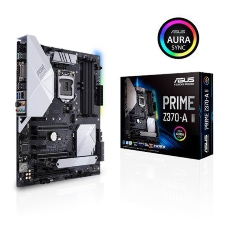 Bundkort - ASUS PRIME Z370-A II Bundkort - Intel Z370 - Intel LGA1151 - DDR4 RAM - ATX - 90MB0ZT0-M0EAY0