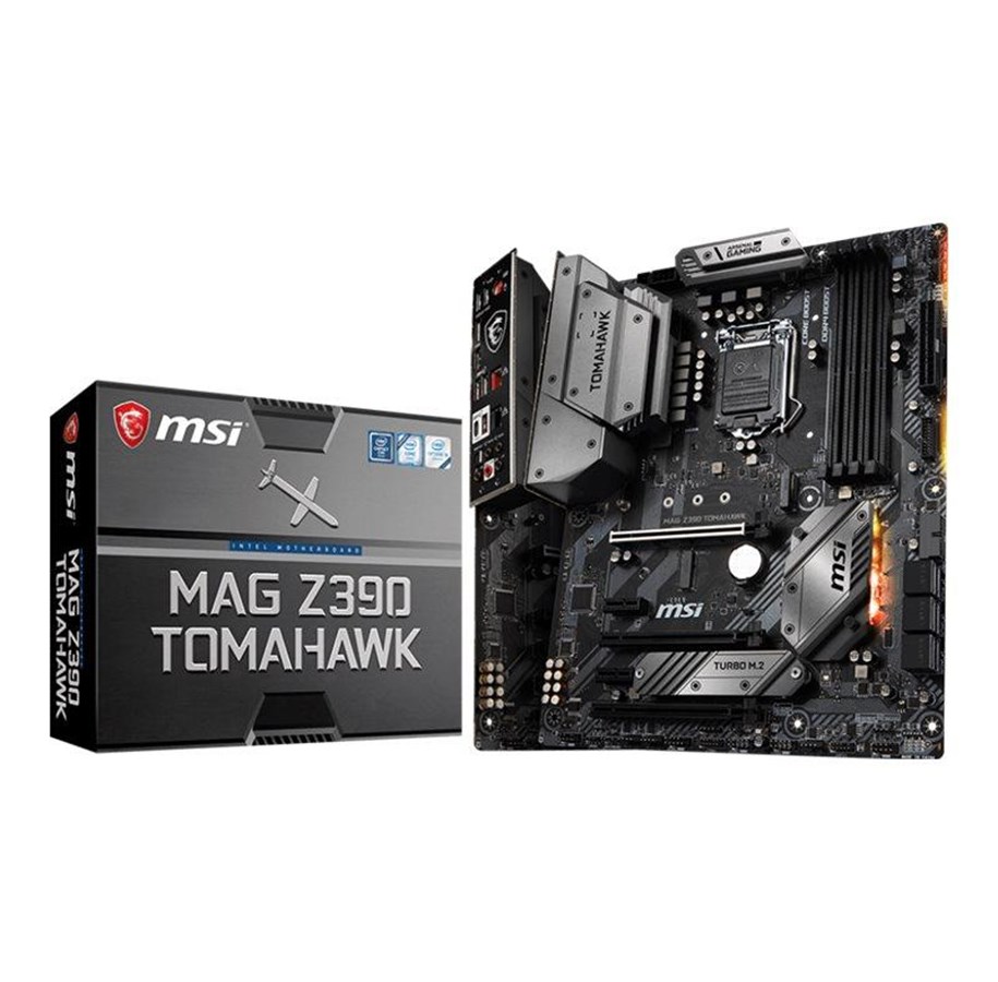 Bundkort - MSI MAG Z390 TOMAHAWK Bundkort - Intel Z390 - Intel LGA1151 socket - DDR4 RAM - ATX - MAG Z390 TOMAHAWK