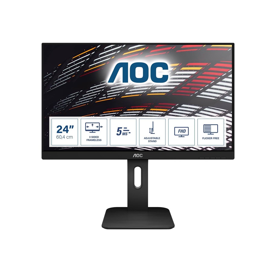Skærm - 24" AOC 24P1 - 1920x1080 (FHD) - 60Hz - IPS - 24P1