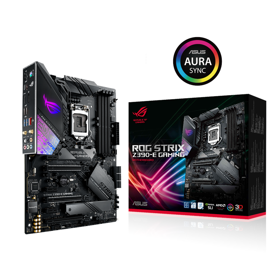 Bundkort - ASUS ROG STRIX Z390-E GAMING Bundkort - Intel Z390 - Intel LGA1151 - DDR4 RAM - ATX - 90MB0YF0-M0EAY1