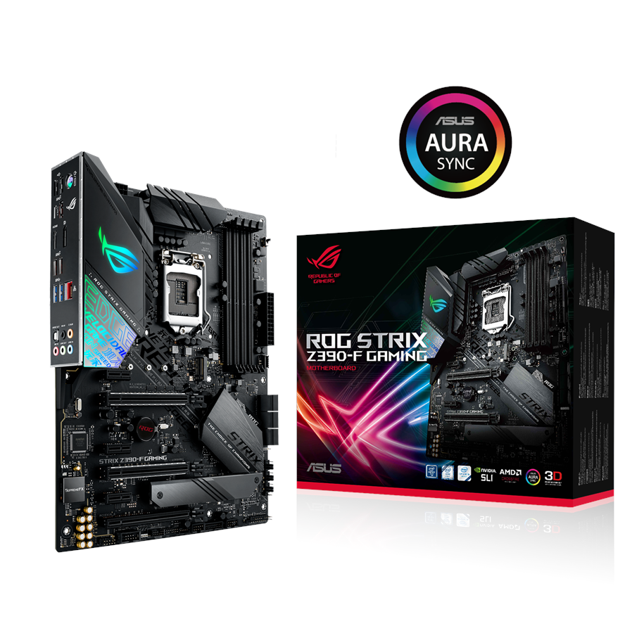 Bundkort - ASUS ROG STRIX Z390-F GAMING Bundkort - Intel Z390 - Intel LGA1151 socket - DDR4 RAM - ATX - 90MB0YG0-M0EAY0